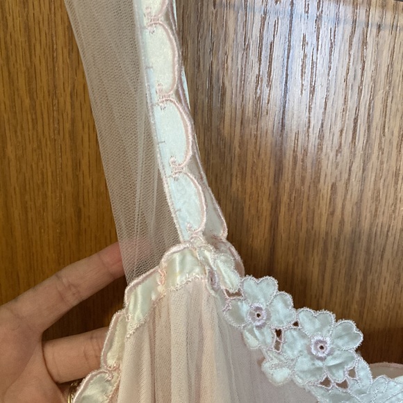 Vintage Pink Blush Womens Nighty nightgown - Picture 6 of 11